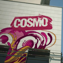 Cosmo Graffiti Ident. Un progetto di Design, Illustrazione tradizionale, Pubblicità, Motion graphics e Cinema, video e TV di Brandia TV - 05.09.2011