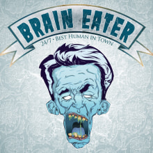 Brain eater. Design, Ilustração tradicional, e Publicidade projeto de Darwin - 05.09.2011