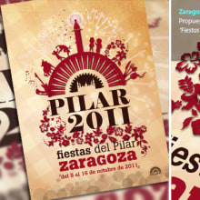 Fiestas del Pilar 2011. Projekt z dziedziny Design, Trad, c, jna ilustracja,  Reklama, Fotografia, Informat i ka użytkownika Hi Visual - 06.09.2011