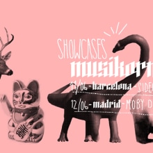 Showcases Musikorner. Een project van  Ontwerp y  Reclame van Yeray Dorta Delgado - 07.09.2011