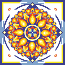 Geometric Mandala Meditation. Un proyecto de Diseño e Ilustración de Vicente Sánchez - 24.09.2011