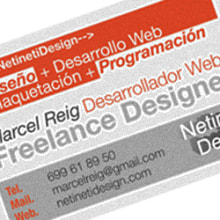 Tarjetas de presentación. Un proyecto de Diseño de Marcel Reig Ibarra - 29.09.2011