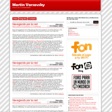 Martín Varsavsky (Web). Design & IT project by Alberto Zuya Valladolid - 10.15.2011
