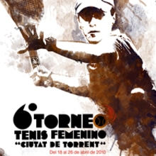 Cartel tenis femenino .  project by Mónica Gallart - 10.18.2011