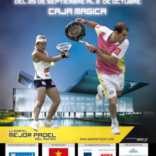 cartel padel pro tour Madrid 2011.  project by Carlos Madrigal Prieto - 10.18.2011