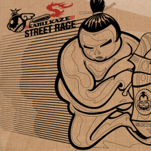 KAMIKAZE STREET RACE. Design, and Traditional illustration project by Marc Cassola - 10.18.2011