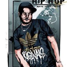 HIP HOP. Design, and Traditional illustration project by Daniel Rodriguez Morales - 10.20.2011