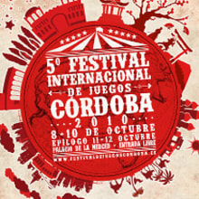 Cartel Festival Internacional de Juegos de Córdoba 2010. Un proyecto de Diseño y Publicidad de David Prieto Gómez - 26.10.2011