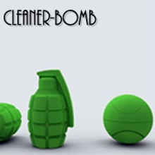 Cleaner-Bomb. Design, UX / UI, and 3D project by Guillermo Ronda Arán - 10.26.2011