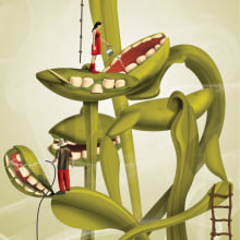 Dionaeas | Revista Göoo. Un proyecto de Diseño e Ilustración de Julio Ríos - 26.10.2011