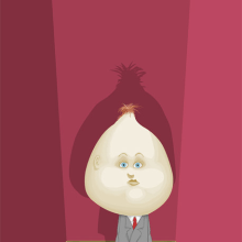 Señor cabeza de cebolla. Un proyecto de Ilustración tradicional de Héctor Gomis López - 28.10.2011