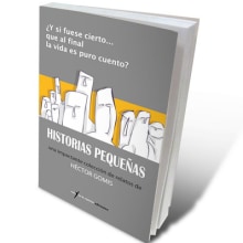 Cubierta del libro "Historias pequeñas". Design e Ilustração tradicional projeto de Héctor Gomis López - 28.10.2011