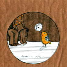 dando la nota.... Een project van  Ontwerp y Traditionele illustratie van begmont - 11.11.2011