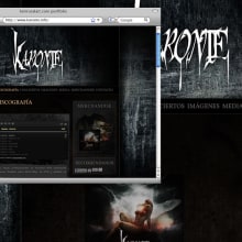 Karonte - website. Design, Ilustração tradicional, Música, Programação , Fotografia, e UX / UI projeto de Jaras - 12.11.2011