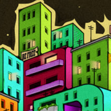 Urbe. Traditional illustration, and UX / UI project by Carlos Cebrián Ruiz - 11.14.2011