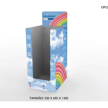 Expositor Rainbow. Design project by Mar Pino - 02.14.2012