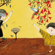 "Si yo Fuera". Ilustração tradicional projeto de María José Arce Letelier - 22.11.2011