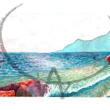 Caribean Surf. Projekt z dziedziny Design, Trad, c, jna ilustracja i Instalacje użytkownika Félix Antolín Vallespín - 22.11.2011