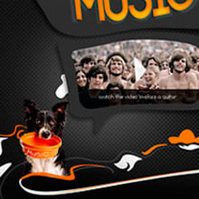 Seeing music. Design, Traditional illustration, Advertising, and Photograph project by Javier Alejandro Milla Muñante - 11.26.2011