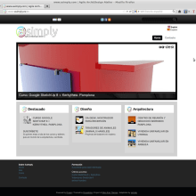 asimply site web. Un proyecto de Diseño de Fernando Saiz - 28.11.2011