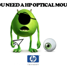 Hp optical mouse. Publicidade projeto de pandorco - 06.12.2011