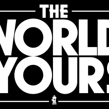 The World Is Yours. B&W. Design, and Traditional illustration project by Nando Feito Baena - 12.06.2011