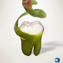 Oral B. Ilustração tradicional, e Publicidade projeto de pandorco - 07.12.2011