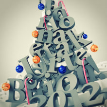 Felicitación Navidad 2011. Un proyecto de Diseño, Ilustración tradicional y 3D de Mikel Uzkudun Carrizo - 22.12.2011