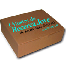 Logo Mostra de Recerca Jove Sarria-St.Gervasi (BCN). Design, Fotografia, Br, ing e Identidade, e Design gráfico projeto de Sara Pau - 03.01.2012
