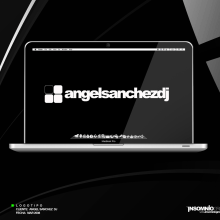 Logotipo: Ángel Sánchez Dj. Un proyecto de Diseño de KikeNS - 05.01.2012