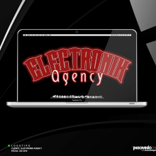 Logotipo: Electronik Agency. Design project by KikeNS - 01.05.2012