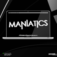 Logotipo: Maniatics. Design project by KikeNS - 01.05.2012
