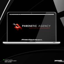 Logotipo: Phrenetic Agency. Design project by KikeNS - 01.05.2012
