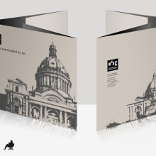 Sales folder MNAC. Traditional illustration, Advertising, and Photograph project by Sergi Grañén - 01.05.2012