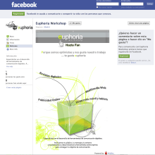 Fan Page Facebook. Design, Advertising, and Programming project by sara vizarro - 01.08.2012