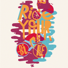 Ride your bike. Design, and Traditional illustration project by Jose Miguel Méndez Cristina - 10.29.2011