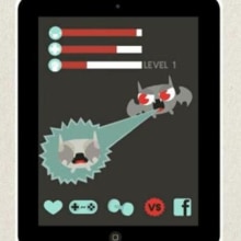 My Red Pet. Traditional illustration, Advertising, Motion Graphics, and UX / UI project by Julián Quijano - 01.22.2012