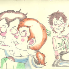 moleskine, personajes,ideas y bocetos. Un proyecto de Ilustración tradicional de Victor Roig Lama - 23.01.2012