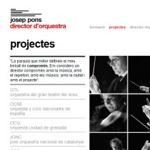Josep Pons. Programming & IT project by Sílvia Clavera Ibáñez - 01.25.2012