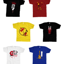 Camisetas Bud Space. Design, and Traditional illustration project by Antonio Pastor Segura - 01.26.2012