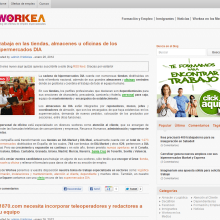 Workea (blog). Programming project by Francesc - 01.26.2012