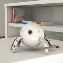Robot Esfera. Un proyecto de 3D de Pablo Villa - 01.02.2012