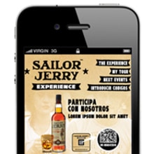 Web App Sailor Jerry. Un proyecto de Diseño y Publicidad de Andreu Torrijos Pérez - 02.02.2012