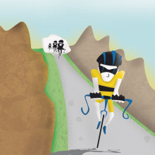 Vamos Contador!!!. Un proyecto de Ilustración tradicional y Publicidad de Iván Fernández Rodríguez - 12.02.2012