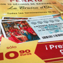 Campaña para la venta de Lotería de La Bruixa d'Or. Design, Publicidade, e UX / UI projeto de J.S.Lop - 13.02.2012