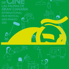 Cartel Cine. Un proyecto de Diseño e Ilustración tradicional de manola argento - 13.02.2012