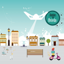 Bolsa Banco Herrero. Un proyecto de Diseño e Ilustración tradicional de Sonia Sáez - 15.02.2012