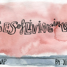 Stages of living in London. Traditional illustration project by Júlia Domènech Marti - 02.20.2012