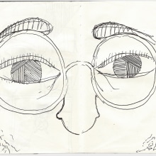 Faces. Ilustração tradicional projeto de Ábrego Le Dom - 21.02.2012