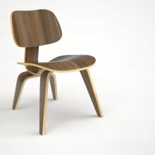 Modelo 3d eames chair_Rhino. Design, e 3D projeto de Virginia - 27.02.2012